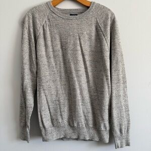 J. Crew Heather Gray Men's Crew Sweater